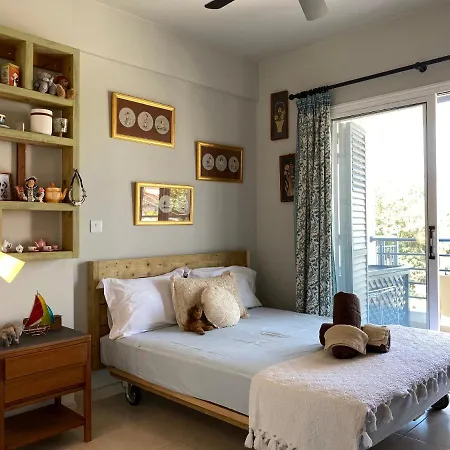 公寓 Retro N' Boujee 1br Apt With Pool And Balcony Geroskipou